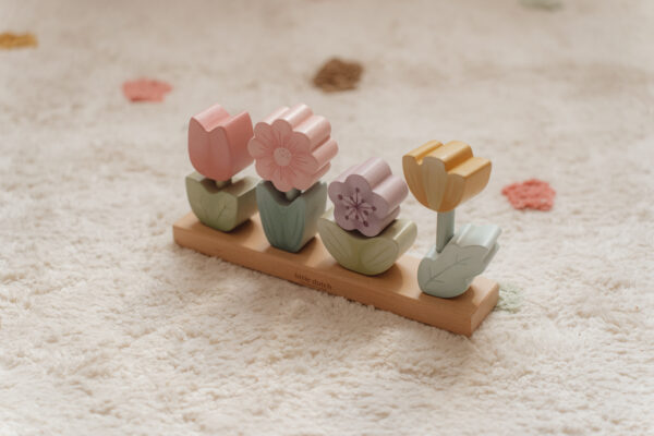 Stacking Puzzle Flowers - Fairy Garden FSC